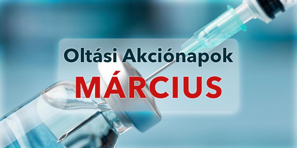 Oltási Akciónapok márciusban