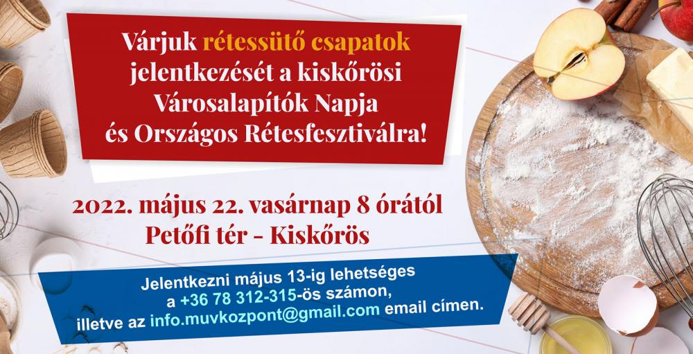 Rétessütő csapatok jelentkezését várjuk!